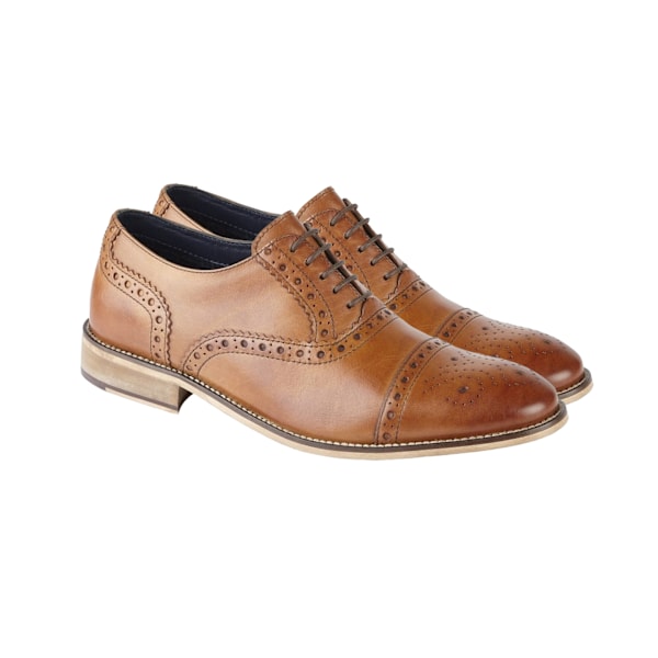 Roamers Herr Läder Brogues 8 UK Tan Tan 8 UK