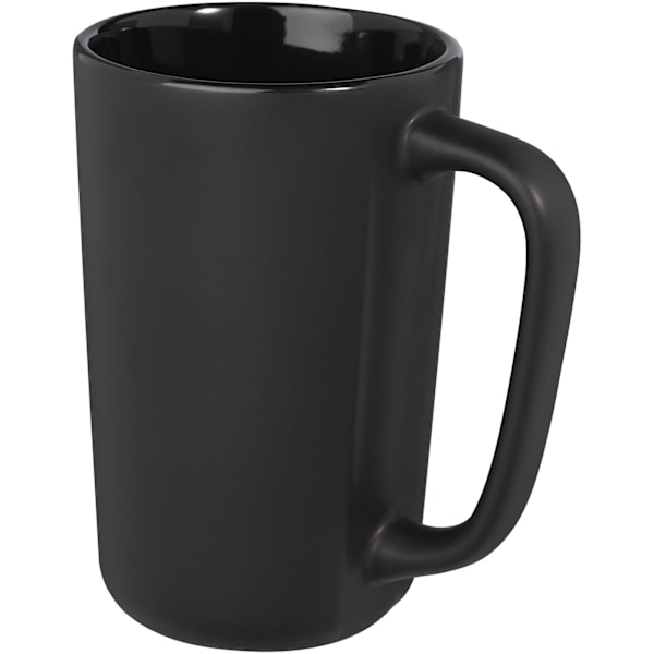 Perk Keramisk 480ml Mugg En Storlek Solid Svart Solid Black One Size
