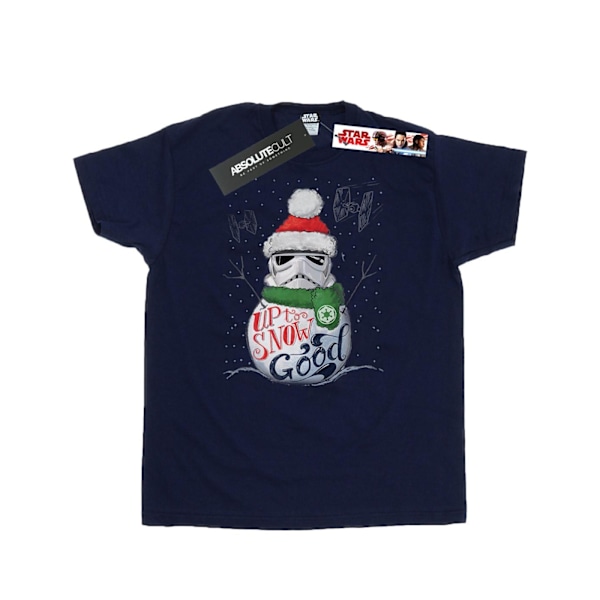 Star Wars Stormtrooper Up To Snow Good T-shirt 4XL Marinblå Navy Blue 4XL