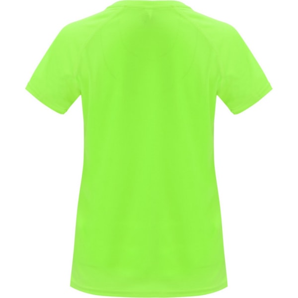Roly Dam/Kvinnor Bahrain Kortärmad Sport T-shirt M Fluor Fluorescent Green M