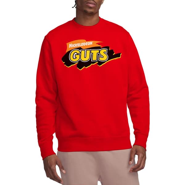 Nickleodeon Guts Unisex Vuxen Logotyp Sweatshirt L Röd Red L