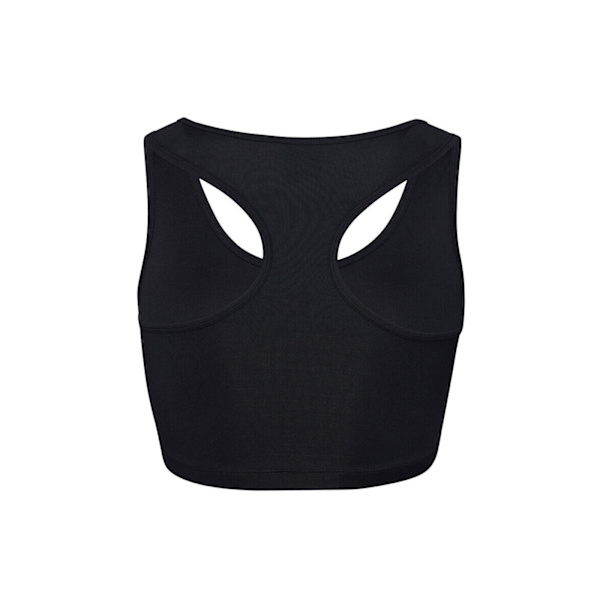 AWDis Cool Damernas Sport-Crop Top 16 UK Jet Jet Black 16 UK