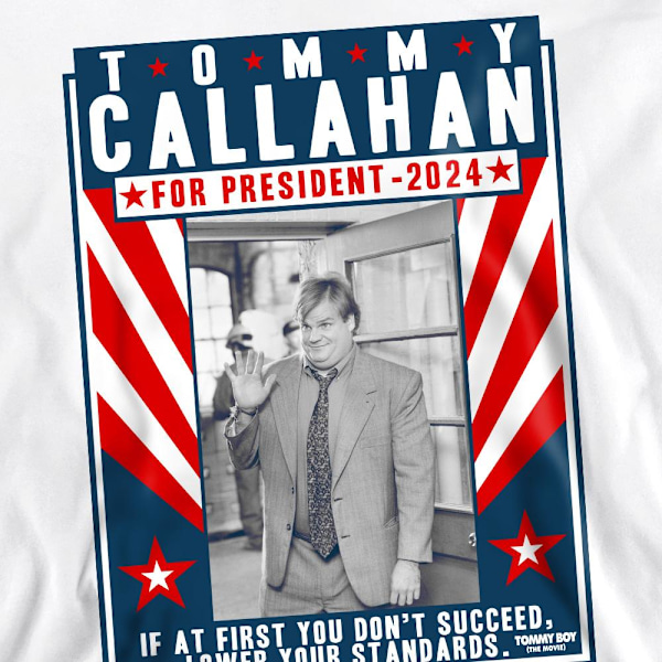 Tommy Boy Unisex Vuxen Callahan For President 2024 Sänk Dina F White L