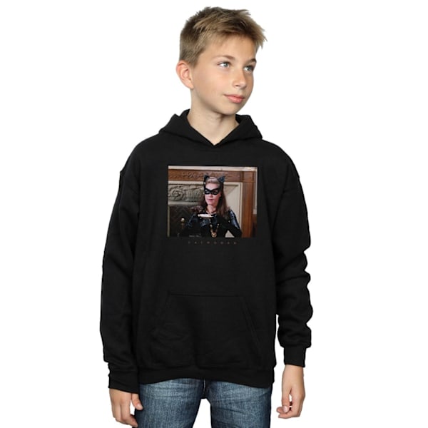 DC Comics Boys Batman TV-serie Catwoman Foto Hoodie 5-6 år Black 5-6 Years