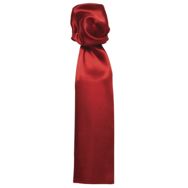 Premier Scarf - Dam/Kvinnor Enfärgad Business Scarf En Storlek Röd Red One Size