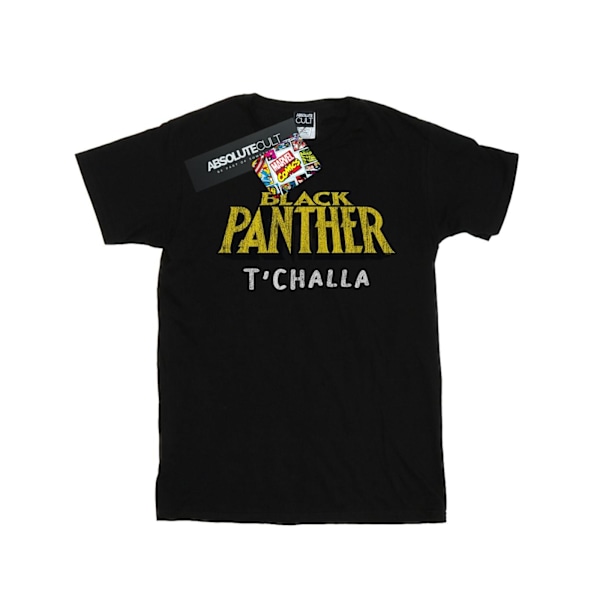 Marvel Boys Black Panther AKA T´Challa T-shirt 5-6 år Svart Black 5-6 Years