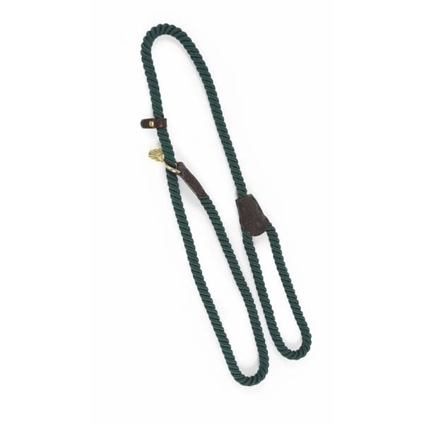 Digby & Fox Rep Läder Hundkoppel Slip One Size Grön Green One Size