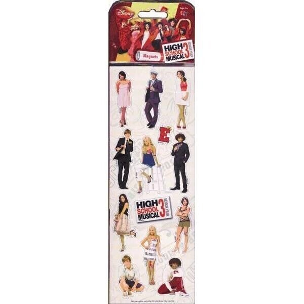 High School Musical 3 Slimline Kylskåpsmagnet En Storlek Flerfärgad Multicoloured One Size