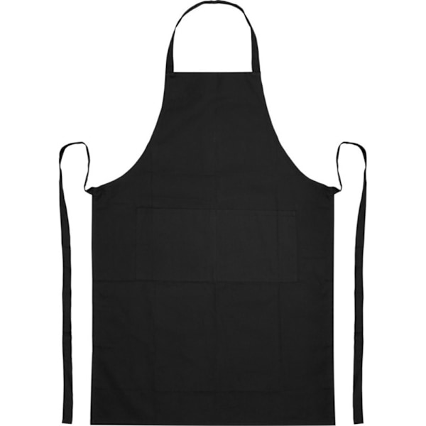 Bullet Ekologisk Bomulls Förkläde En Storlek Solid Svart Solid Black One Size