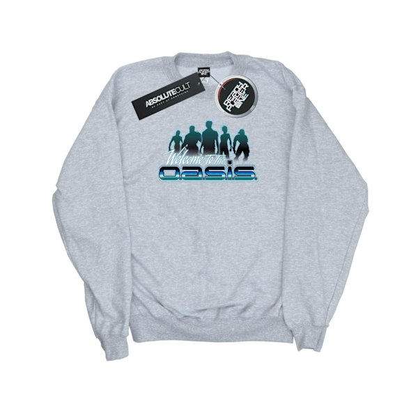 Ready Player One Herr Welcome To The Oasis Sweatshirt M Sports Sports Grey M
