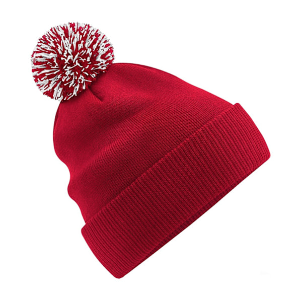 Beechfield Snowstar Recycled Beanie One Size Classic Röd/Vit Classic Red/White One Size