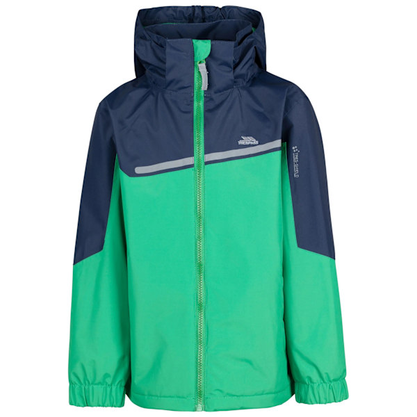 Trespass Pojkars Vattentät Jacka Submerged 7-8 År Clover/Navy Clover/Navy 7-8 Years