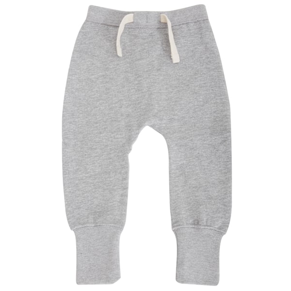 Babybugz Baby Unisex Enkla Joggingbyxor / Joggingbyxor 2-3 År Heather Grey Marl Heather Grey Marl 2-3 Years