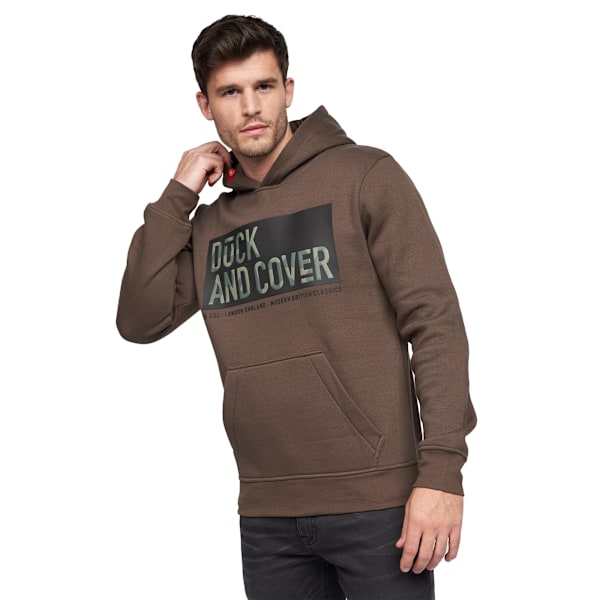 Duck and Cover Herr Quantain Hoodie S Brun Brown S