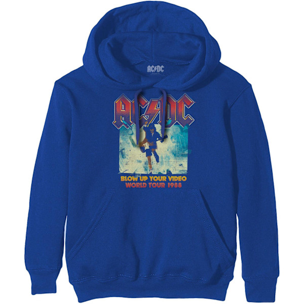 AC/DC Unisex Vuxen Uppblåsbar Your Video Hoodie L Blå Blue L