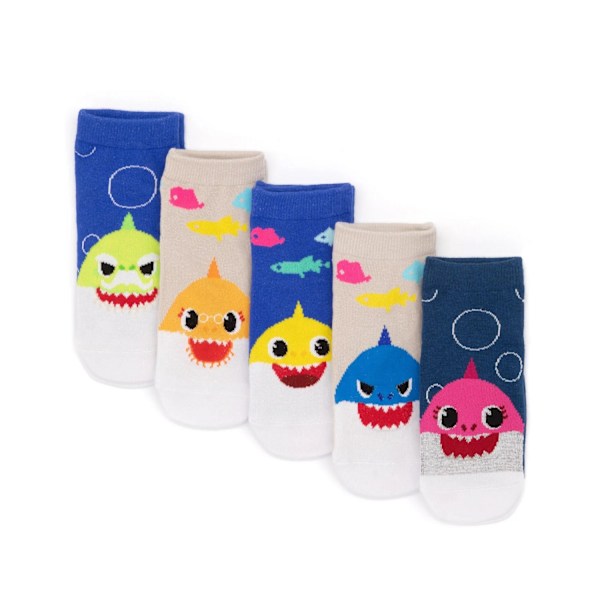 Baby Shark Barnstrumpor för Barn (5-pack) 6 UK Barn-8.5 UK Barn Multicoloured 6 UK Child-8.5 UK Child