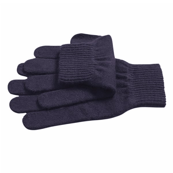 FLOSO Thinsulate thermal stickade handskar för dam/dam (3M 40g) Navy One Size