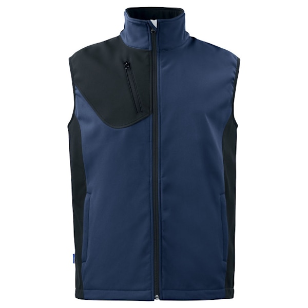 Projob Softshell Väst Herr 4XL Marinblå Navy 4XL