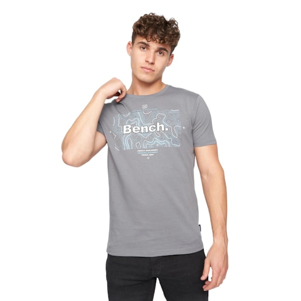 Bench Hawes T-shirt M Steel Grey för män Steel Grey M