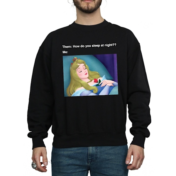 Disney Herr Sleeping Beauty Meme Sweatshirt M Svart Black M