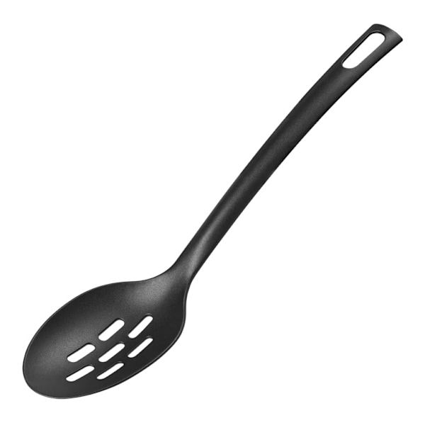 Chef Aid Slitsad Matlagningssked En Storlek Svart Black One Size
