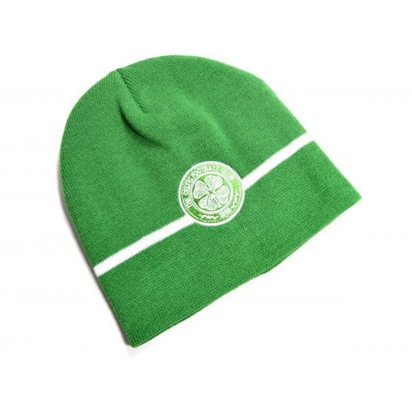 Celtic FC Unisex Vuxna Basic Stickad Mössa Mössa One Size Grön Green One Size