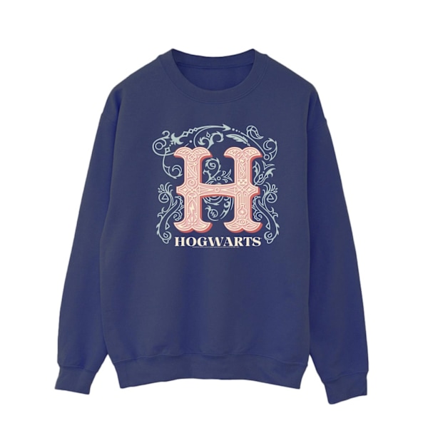 Harry Potter Herr Blommor H Sweatshirt L Marinblå Navy Blue L