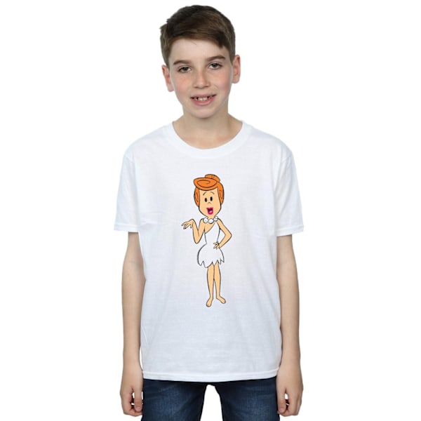 The Flintstones Boys Wilma Flintstone Classic Pose T-Shirt 12-1 White 12-13 Years