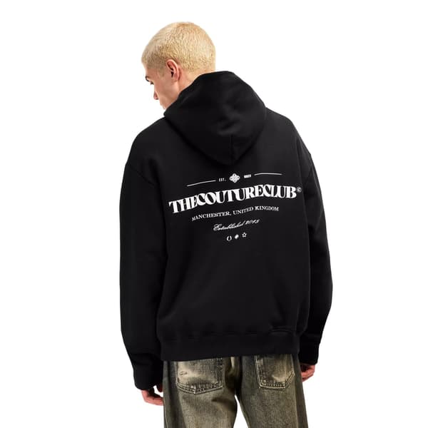 Couture Club Herr Copyright Pullover Hoodie L Svart Black L
