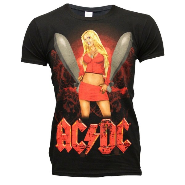 AC/DC Herr Heatseeker Missile T-Shirt S Svart Black S