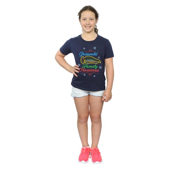 National Lampoon's Christmas Vacation Girls Griswold Family Chr Navy Blue 12-13 Years
