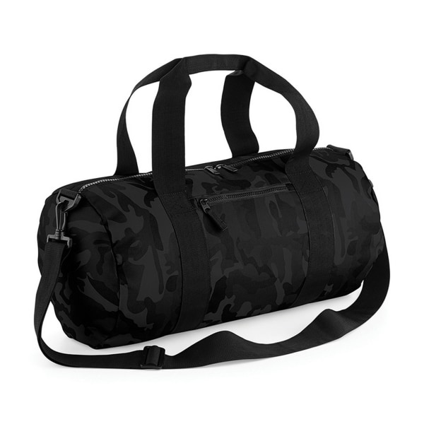 Bagbase Camouflage Barrel / Duffle Bag (20 liter) One Size Mid Midnight Camo One Size
