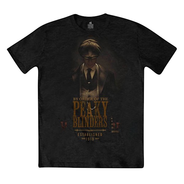 Peaky Blinders Unisex Vuxen Etablerad 1919 T-Shirt S Svart Black S