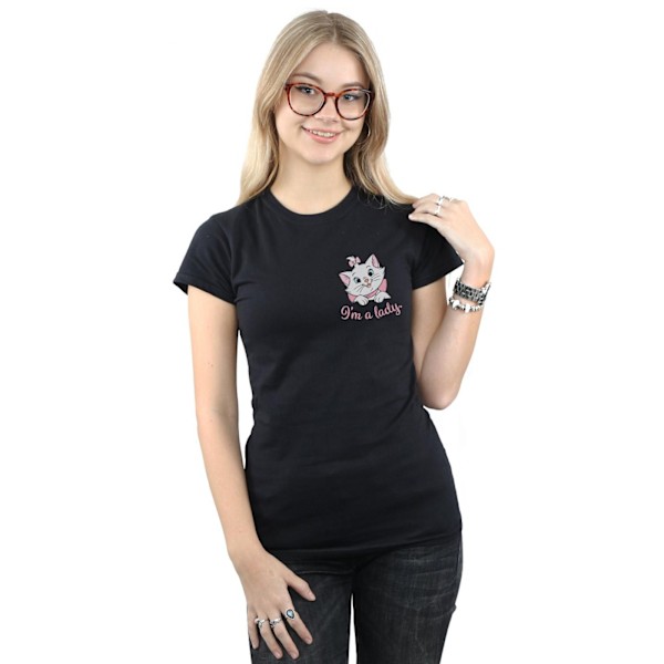 Disney Dam/Kvinnor Aristocats Marie I´m A Lady Brösttryck C Black XXL