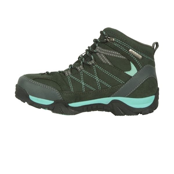 Mountain Warehouse Barnens/Barn Trail Mocka Vandringskängor 1 UK Teal 1 UK