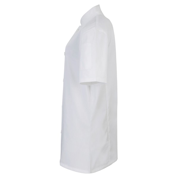 Premier Dam/Dam Short Sleeve Chefs Jacket / Chefswear (Pack of 2) XL White White XL