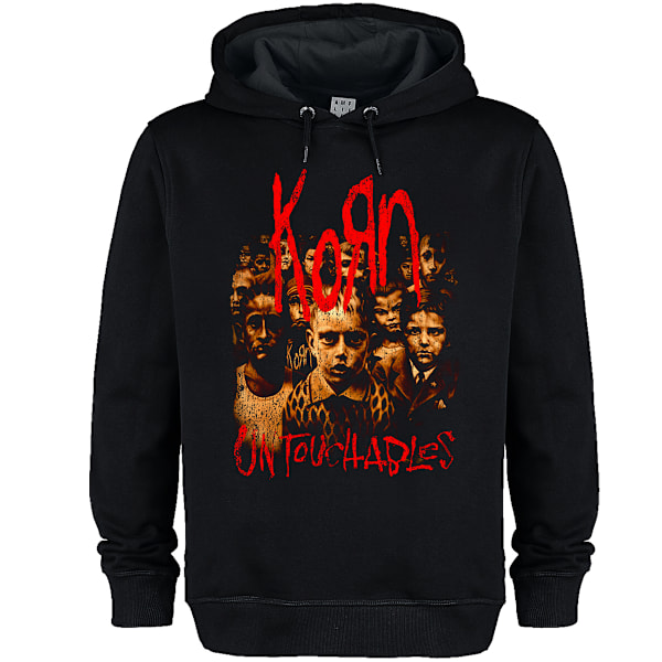 Amplified Dam/Kvinna Untouchables Korn Hoodie 3XL Svart Black 3XL