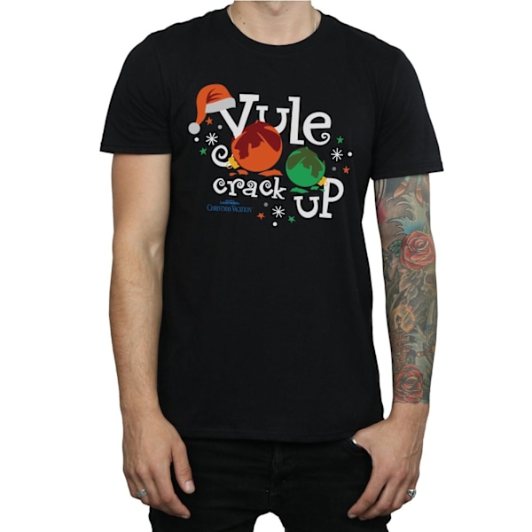 National Lampoon's Christmas Vacation Herr Yule Crack Up T-shirt Black XL