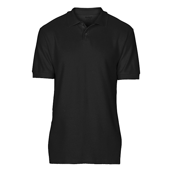 Gildan Softstyle Herr Kortärmad Dubbel Pique Poloskjorta L Bl Black L