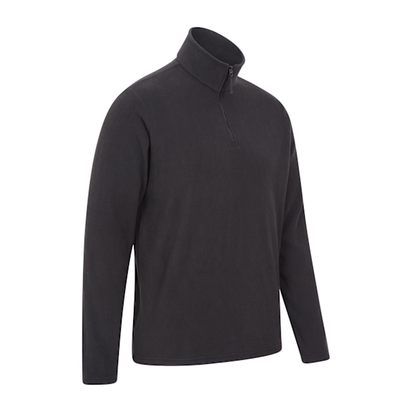Mountain Warehouse Camber II Fleece Tröja med Halv Dragkedja Herr 4XL Svart Black 4XL