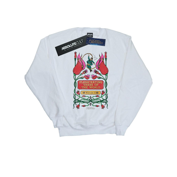 Fantastiska vidunder Kvinnors/Damers köttätande träd Sweatshirt S White S