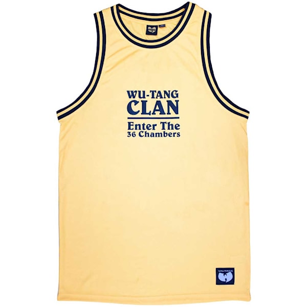 Wu-Tang Clan Unisex Vuxen Enter The 36 Chambers Back Print Tank Yellow XS