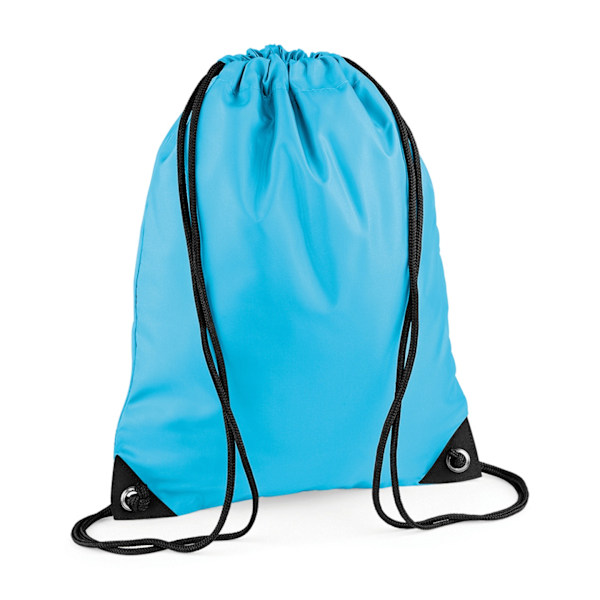 Bagbase Premium dragsnöre väska One Size Surf Blue Surf Blue One Size