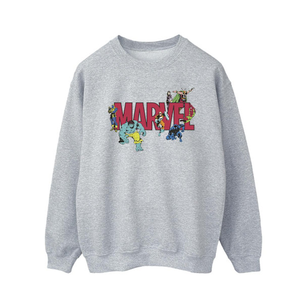 Marvel Comics-tröja för män, XXL, sportgrå Sports Grey XXL