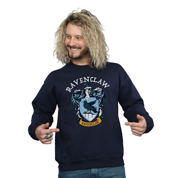 Harry Potter Herr Ravenclaw Sweatshirt L Marinblå Navy Blue L