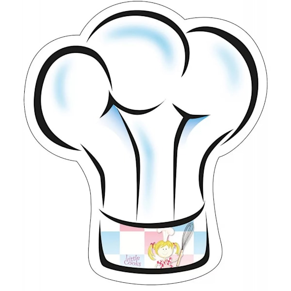 Amscan Little Cooks Toque Party Plates (8-pack) One Size Whi White/Black/Blue One Size
