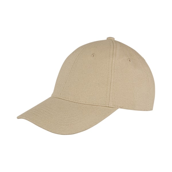 Result Headwear Unisex Vuxen Memphis Borstad Bomullskäpp En Storlek Khaki Khaki One Size