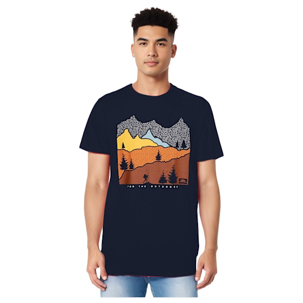 Trespass herr Danub TP75 rundhalsad T-shirt XL marinblå Navy XL