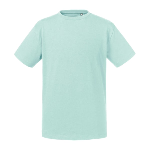 Russell Barn/Barnkläder Ekologisk Kortärmad T-shirt 5-6 År Aqua Blue 5-6 Years