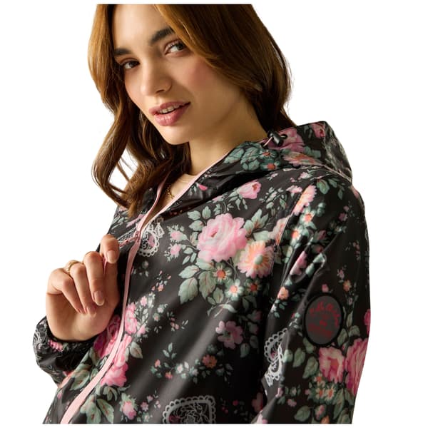 Regatta Dam/Dam Cath Kidston Hackney Rose Vattentät Skaljacka Black 12 UK